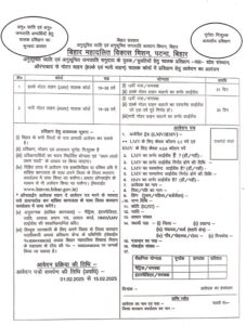 Bihar Free Driver Training 2025 application form