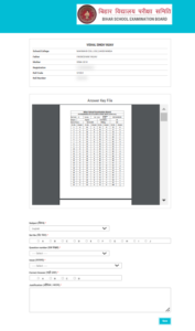 Bihar Board 12th Exam Official Answer Key 2025