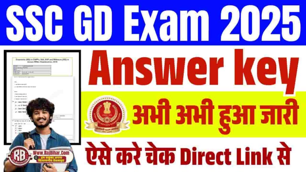 SSC GD Answer Key 2025