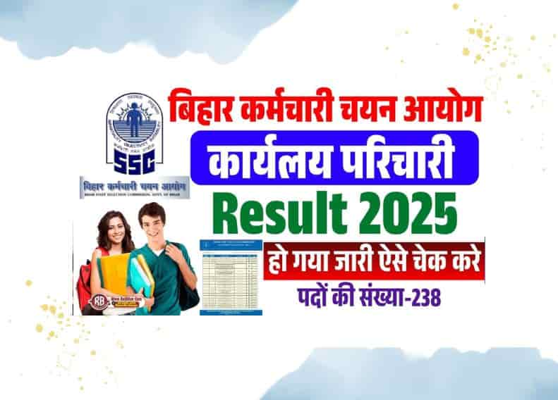 BSSC Karyalay Parichari Result 2025