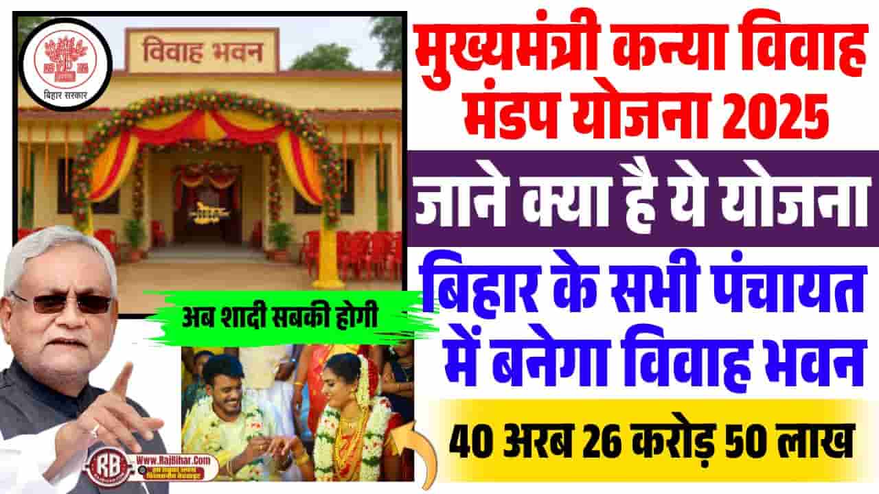 Mukhymantri Kanya Vivah Mandap Yojana 2025