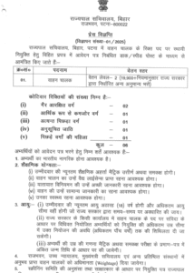 Bihar Governor Secretariat Driver Recruitment 2025 