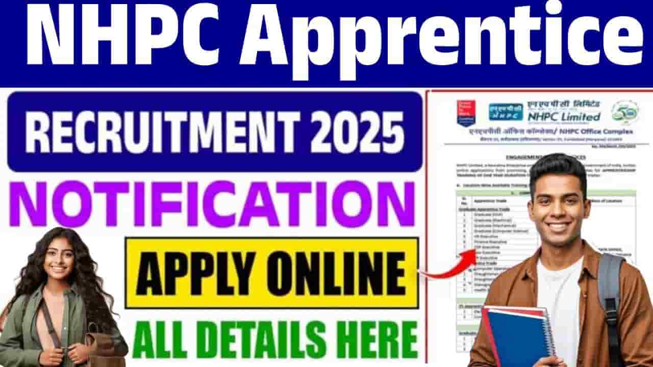 NHPC Apprentice Apply Online 2025