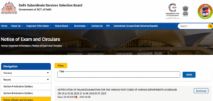 DSSSB Recruitment 2025