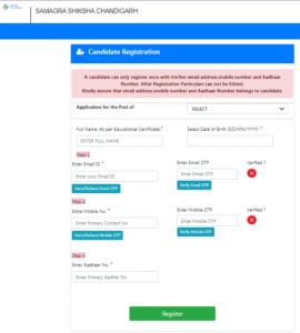 Chandigarh JBT Teacher Recruitment 2025