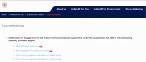 Indian Oil IOCL SR Apprentice Recruitment 2025 