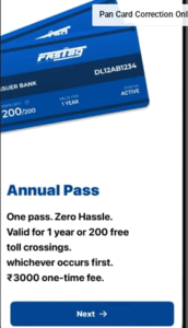 FASTag Annual Pass Online Apply 2025 