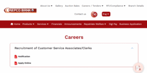 REPCO Bank Clerk Recruitment 2025