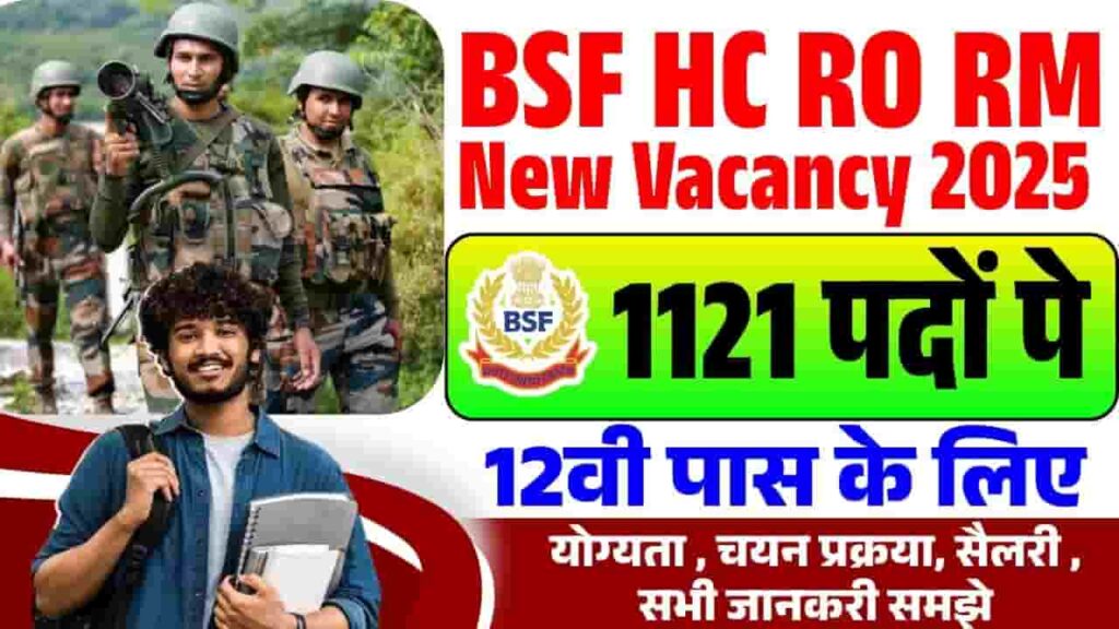 BSF HC RO RM New Vacancy 2025 