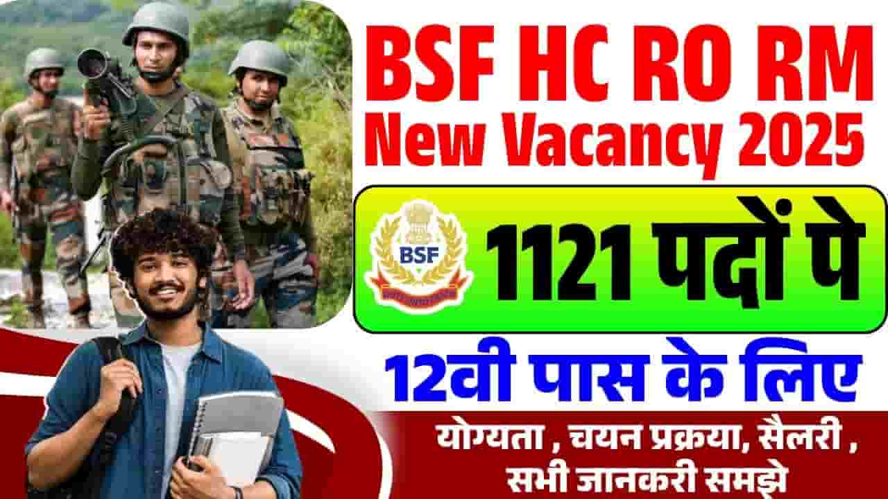 BSF HC RO RM New Vacancy 2025 