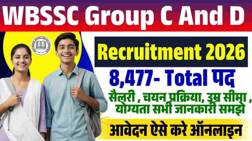 WBSSC Group C And D Vacancy 2025
