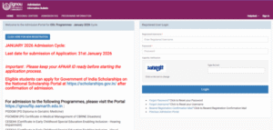 IGNOU Admission 2026