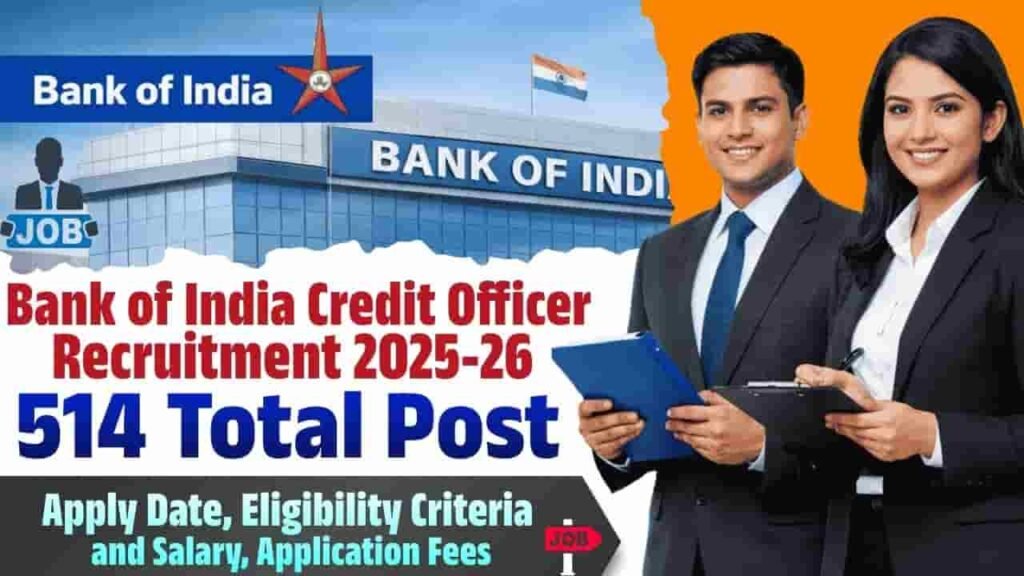 Bank of India Credit Officer Recruitment 2026