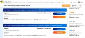 Tata Capital Pankh Scholarship Program 2025