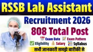 RSSB Lab Assistant Recruitment 2026