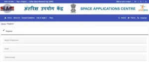 ISRO SAC Scientist/ Engineer Recruitment 2026