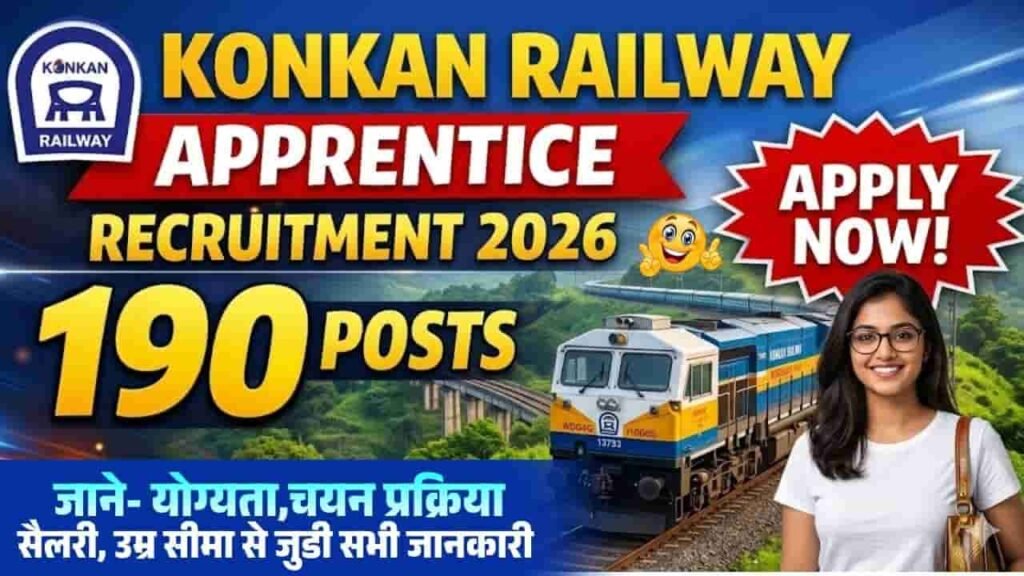 Konkan Railway Apprentice Recruitment 2026