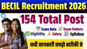 BECIL Vacancy Notification 2026