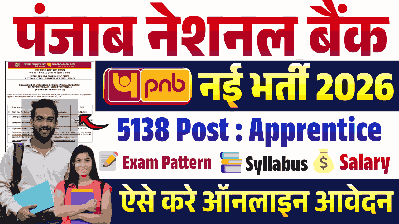 Punjab National Bank Apprentice Recruitment 2026