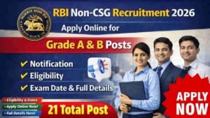 RBI Non CSG Recruitment 2026