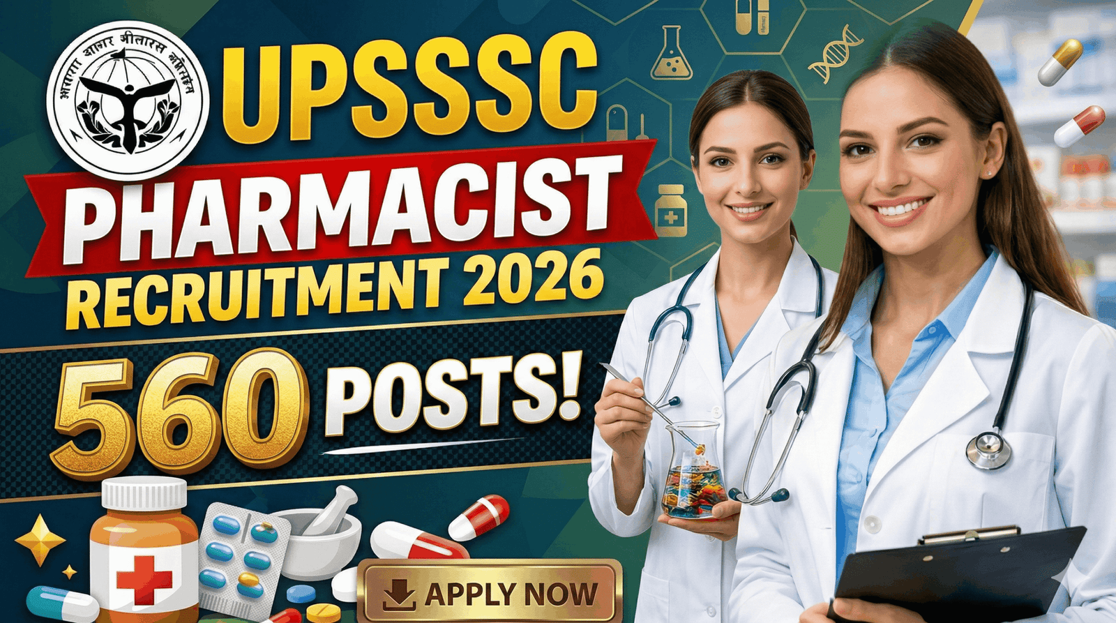 UPSSSC Pharmacist Recruitment 2026