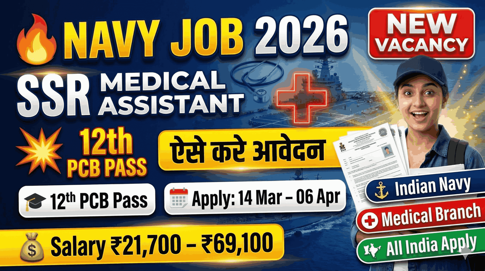 Indian Navy SSR Medical Assistant Recruitment 2026