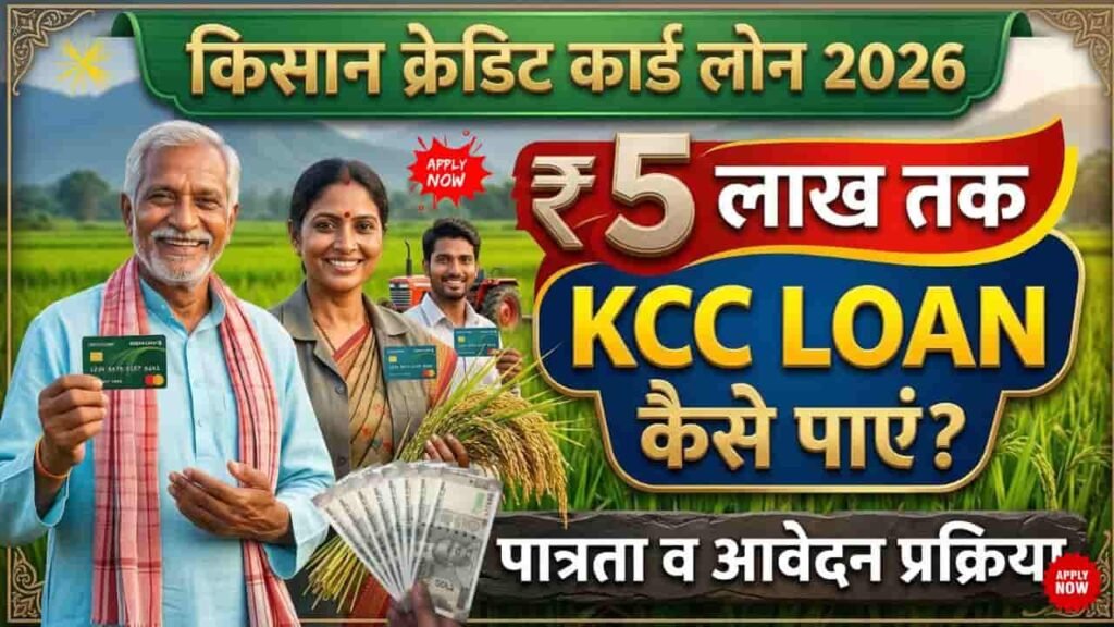 Kisan Credit Card 5 Lakh Loan 2026