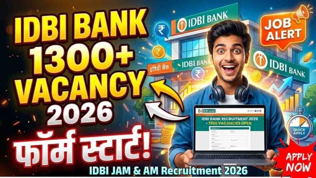 IDBI JAM & AM Recruitment 2026