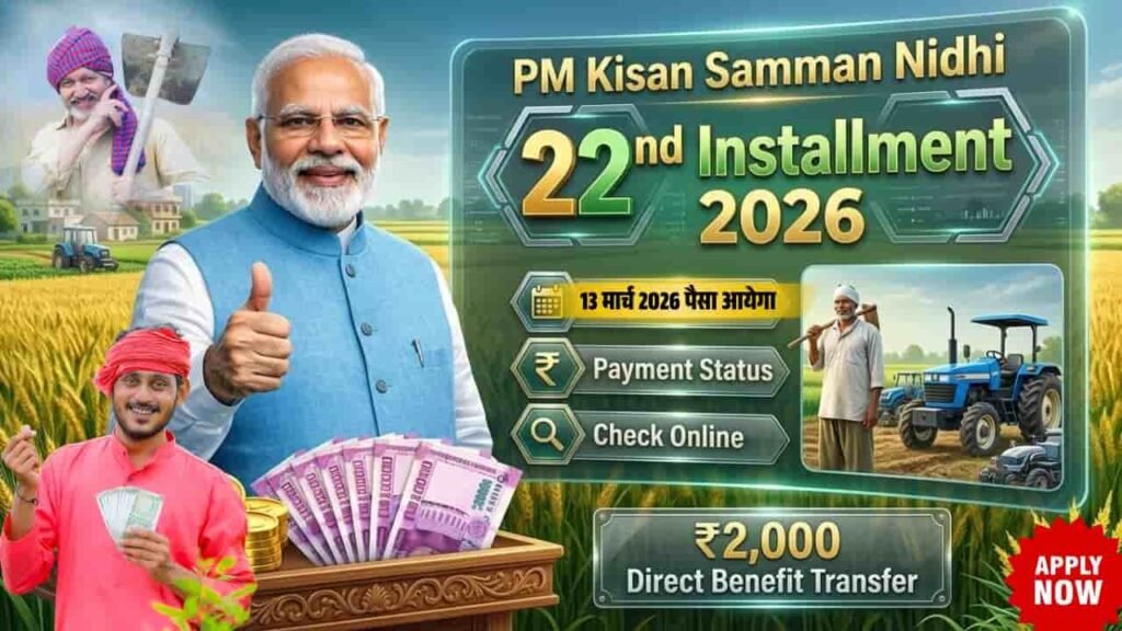 PM Kisan 22nd Installment Date 2026