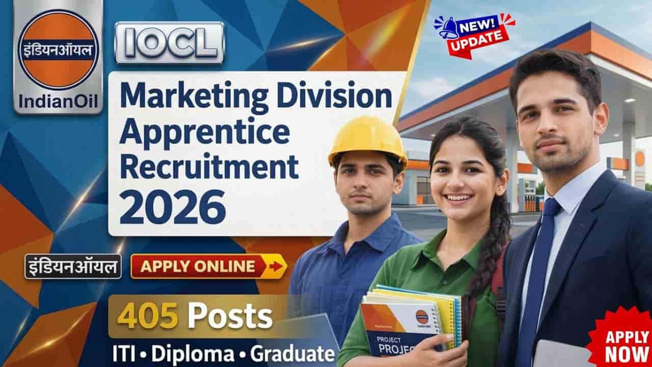 IOCL Marketing Division (WR) Apprentice Recruitment 2026