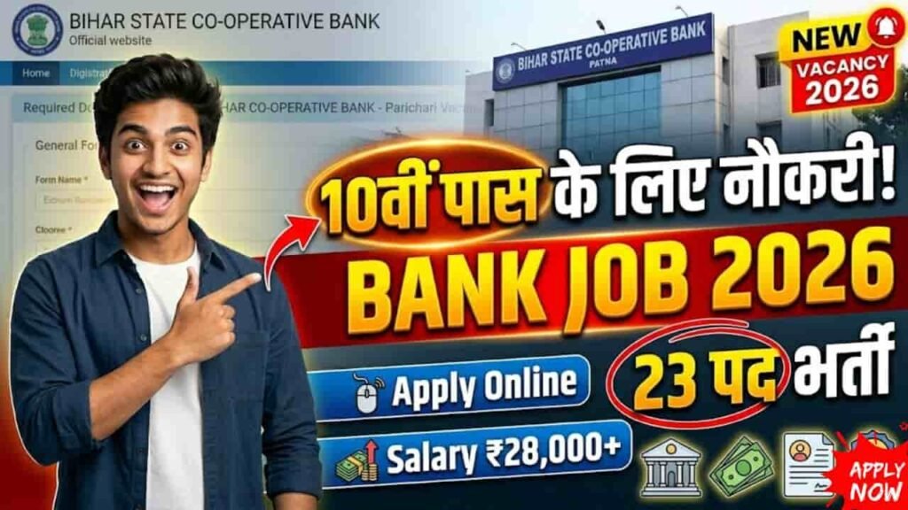 Bihar National Central Co-Operative Bank Vacancy 2026