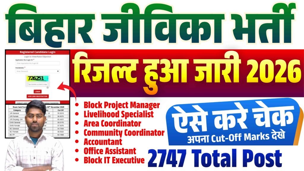 Bihar Jeevika Result 2026