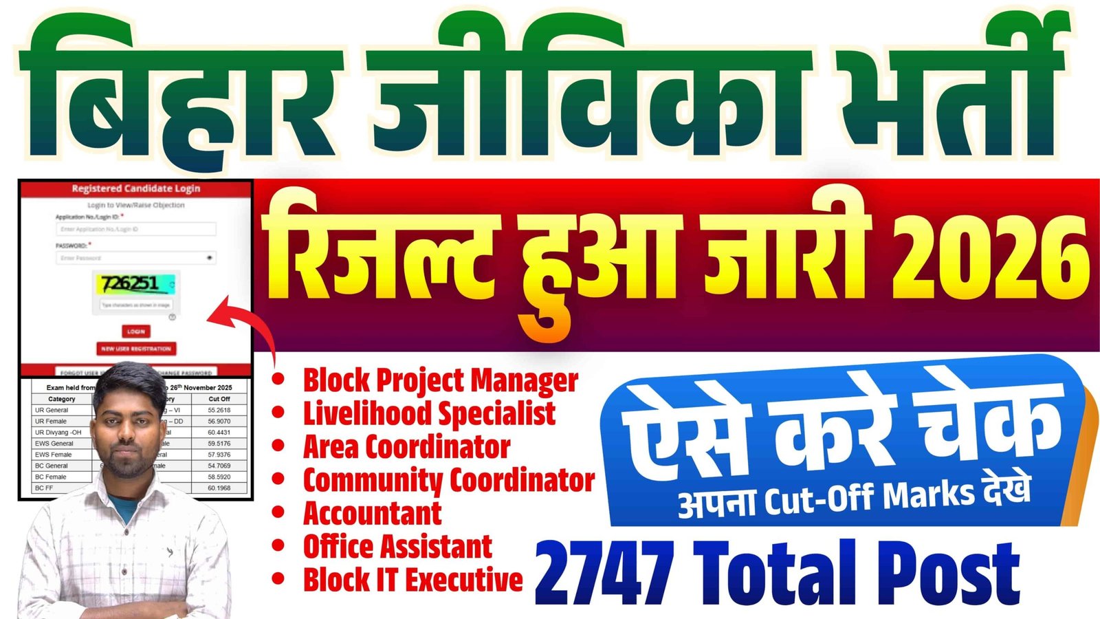 Bihar Jeevika Result 2026