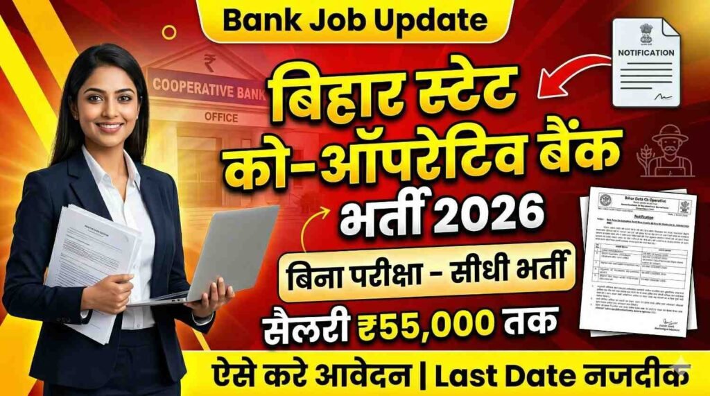 Bihar State Co-Operative Bank Recruitment 2026