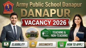 Army Public School Danapur Cantt Bharti 2026