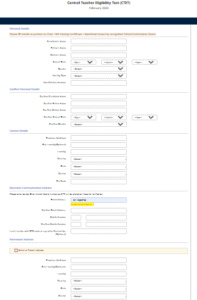 CTET September 2026 Application Form