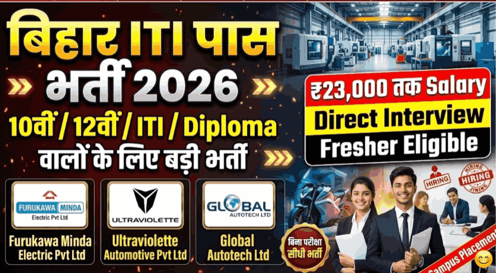 Bihar ITI Campus Placement 2026