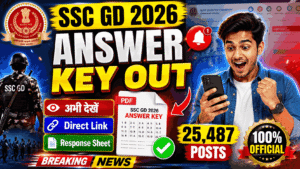 SSC GD Answer Key 2026